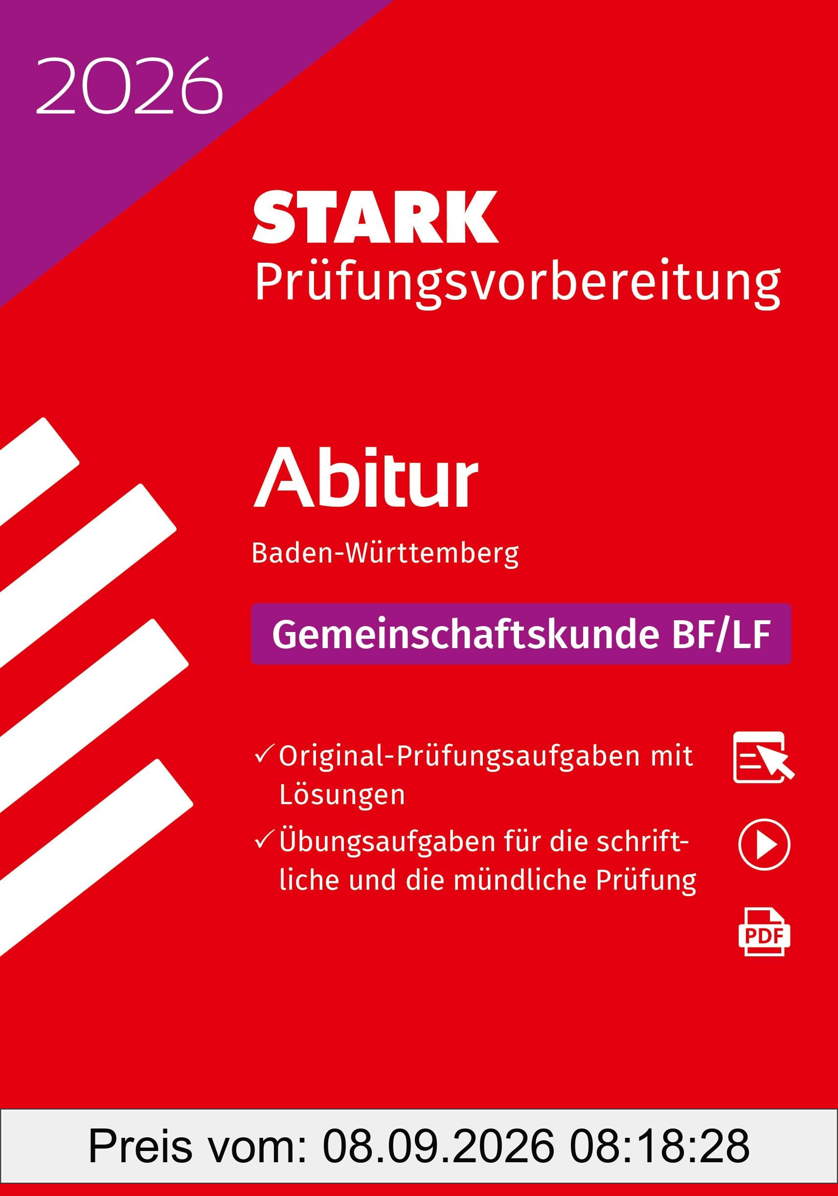 STARK Gemeinschaftskunde - Abitur 2026 BW - Prüfungsvorbereitung (Abitur-Prüfungen)