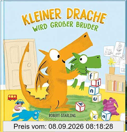 Kleiner Drache wird großer Bruder: | Bilderbuch über Geschwister bekommen ab 3 Jahren (Kleiner Drache Finn)