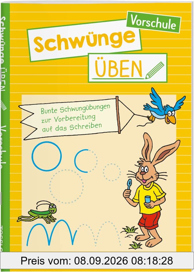 Schwünge üben. Vorschule: Bunte Schwungübungen zur Vorbereitung auf das Schreiben