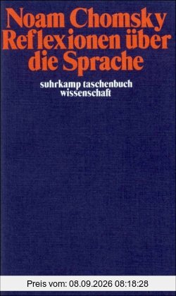 Suhrkamp Taschenbuch Wissenschaft Nr. 185: Reflexionen über die Sprache