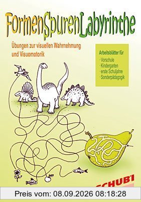 Formen Spuren Labyrinthe: Übungen zur visuellen Wahrnehmung. 4 - 8 Jahre