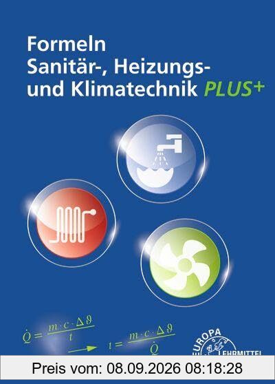 Formeln Sanitär-, Heizungs- und Klimatechnik PLUS+