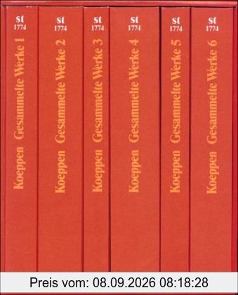 Gesammelte Werke in sechs Bänden in den suhrkamp taschenbüchern: Bd. 1: Eine unglückliche Liebe. Die Mauer schwankt. Bd. 2: Tauben im Gras. Das ... Essays und Rezensionen (suhrkamp taschenbuch)