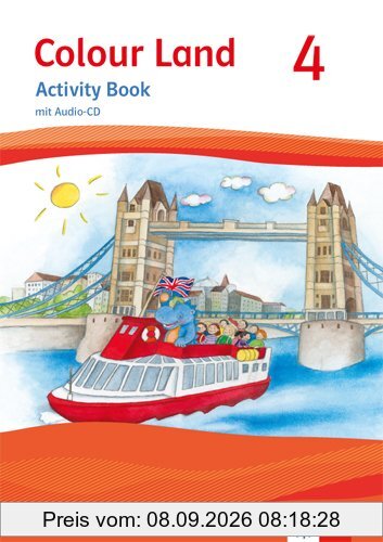 Colour Land ab Klasse 3 / Activity Book mit Audio-CD 4. Schuljahr: Ausgabe 2013