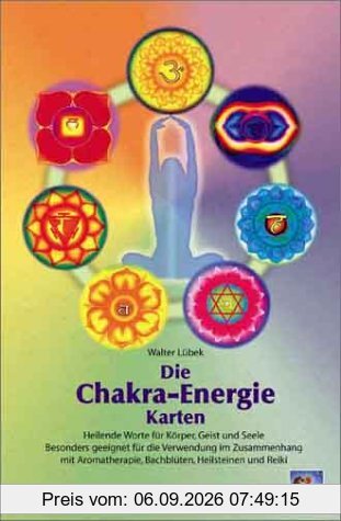 Die Chakra - Energie- Karten. Buch und 154 Karten