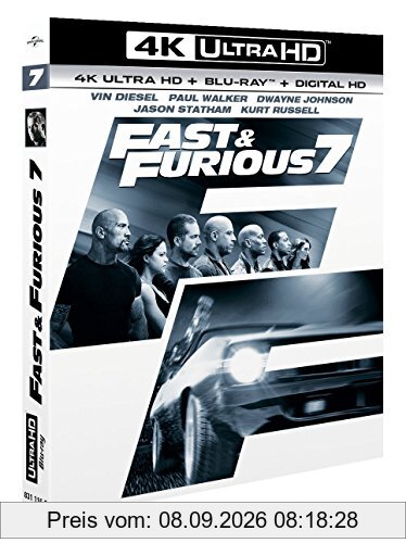 Fast & Furious 7 [4K Ultra HD + Blu-Ray + Digital Ultraviolet]