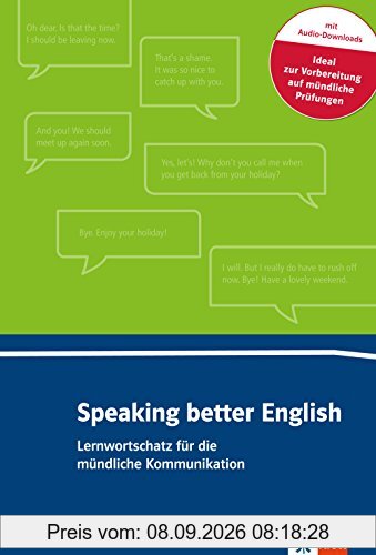 Speaking better English: Buch + Online-Angebot