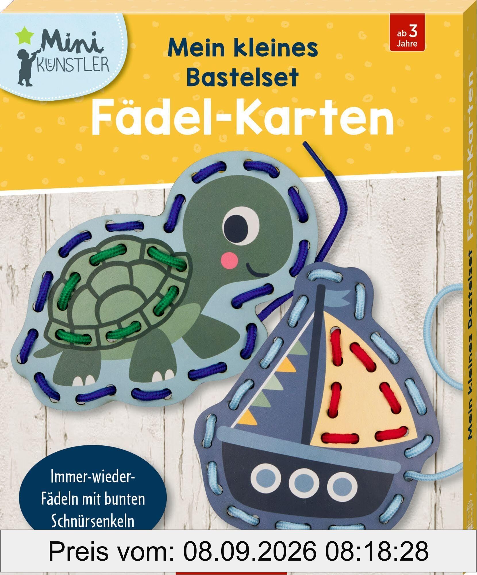 Mein kleines Bastelset: Fädel-Karten
