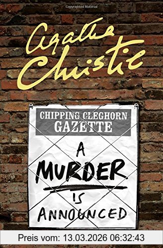 Agatha Christie A Murder Is Announced (Miss Marple)