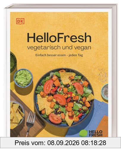 HelloFresh vegetarisch und vegan: Einfach besser essen - jeden Tag. Über 50 Rezepte für bunte Salate, herzhafte Burger, leckere Pasta und wärmende Eintöpfe