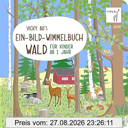 Ein-Bild-Wimmelbuch ab 1 Jahr - Wald