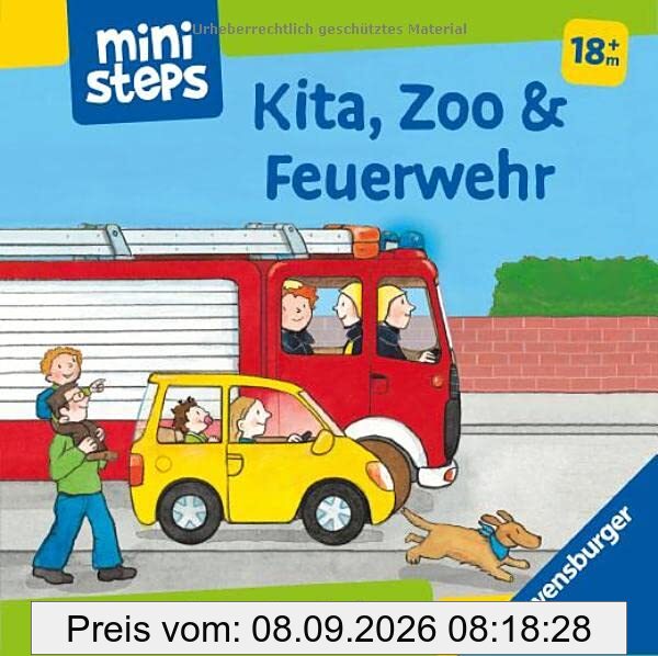 ministeps: Mein erster Bücher-Würfel: Kita, Zoo und Feuerwehr (Bücher-Set) (ministeps Bücher)