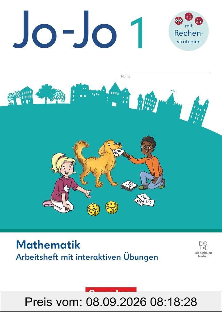 Jo-Jo Mathematik 1. Schuljahr - Allgemeine Ausgabe 2026 - Arbeitsheft mit interaktiven Übungen