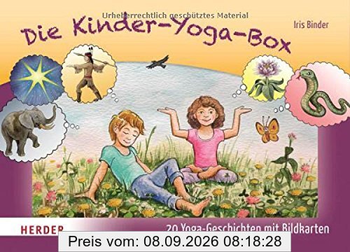 Die Kinder-Yoga-Box: 20 Yoga-Geschichten mit Bildkarten