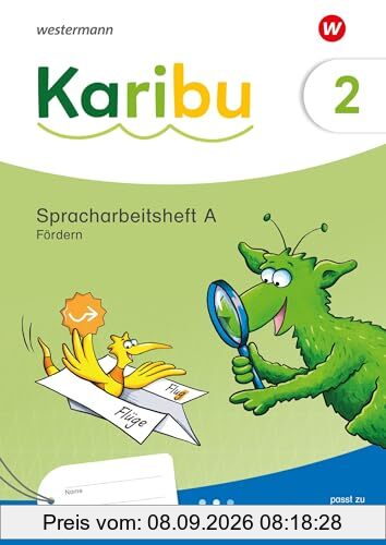 Karibu - Ausgabe 2024: Spracharbeitsheft Fördern 2 A