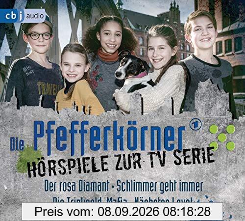 Die Pfefferkörner – Hörspiele zur TV Serie (Staffel 14): Der rosa Diamant - Schlimmer geht immer - Die Trinkgeld-Mafia - Nächstes Level