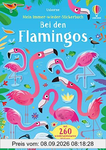 Mein Immer-wieder-Stickerbuch: Bei den Flamingos