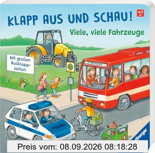 Klapp aus und schau! Viele, viele Fahrzeuge: Mit großen Ausklappseiten