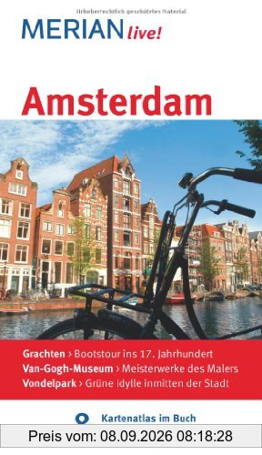 Amsterdam: Mit Kartenatlas im Buch und Extra-Karte zum Herausnehmen (MERIAN live)