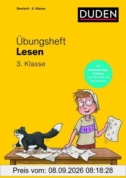 Übungsheft - Lesen 3. Klasse: Mit Stickern und Lernerfolgskarten (Übungshefte Grundschule Deutsch)