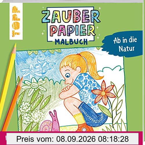 Zauberpapier Malbuch Ab in die Natur: Entdecke versteckte Muster und Motive!