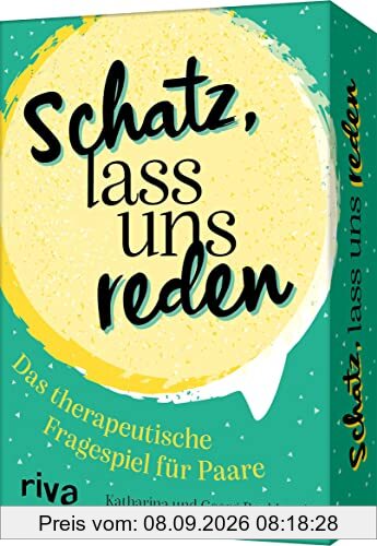 Schatz, lass uns reden: Das therapeutische Fragespiel für Paare. Fragen und Aufgaben für tiefgründige Gespräche. Das perfekte Geschenk für Valentinstag oder Jahrestag