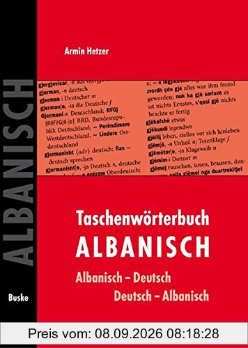 Taschenwörterbuch Albanisch: Albanisch-Deutsch / Deutsch-Albanisch