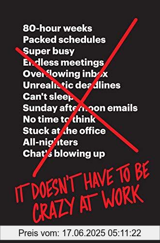 Binding : Taschenbuch, Label : Harper Collins Publ. UK, Publisher : Harper Collins Publ. UK, medium : Taschenbuch, numberOfPages : 234, publicationDate : 2018-11-01, authors : Jason Fried, David Heinemeier Hansson, ISBN : 0008323445