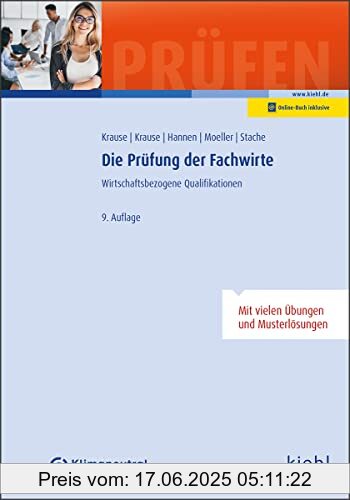 Binding : Taschenbuch, Edition : 9., aktualisierte Auflage. Online-Buch inklusive., Label : NWB Verlag, Publisher : NWB Verlag, medium : Taschenbuch, numberOfPages : 908, publicationDate : 2022-08-24, authors : Günter Krause, Bärbel Krause, Hartmut Hannen, Dirk Moeller, Ines Stache, ISBN : 3470598797