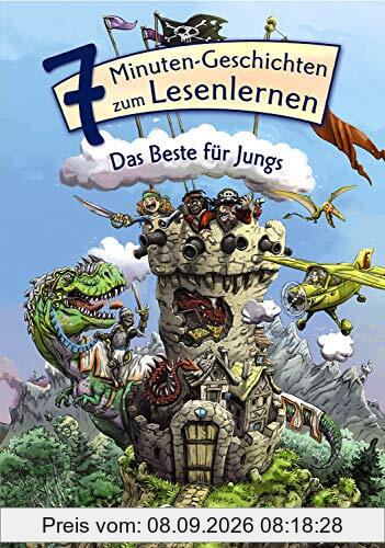 Leselöwen - Das Original - 7-Minuten-Geschichten zum Lesenlernen - Das Beste für Jungs: Erstlesebuch Kinder ab 6 Jahre
