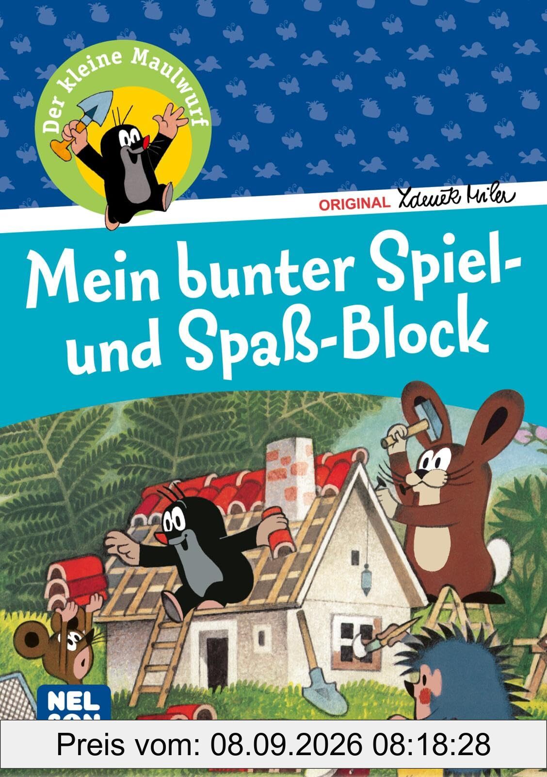 Der kleine Maulwurf: Mein bunter Spiel- und Spaß-Block