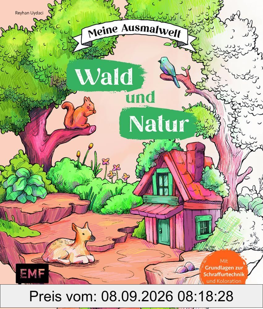 Meine Ausmalwelt: Wald und Natur