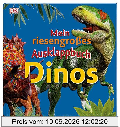 Mein riesengroßes Ausklappbuch. Dinos: Im spektakulären Großformat mit 14 Ausklappseiten