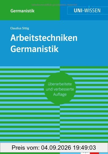 Arbeitstechniken Germanistik