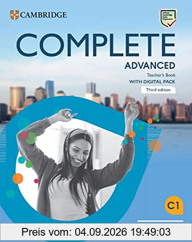 Complete Advanced: Third Edition. Teacher's Book with Digital Pack