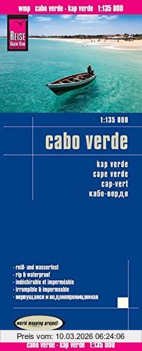 Peter Rump, Reise Know-How Verlag Reise Know-How Landkarte Cabo Verde (1, 135.000), World Mapping Project