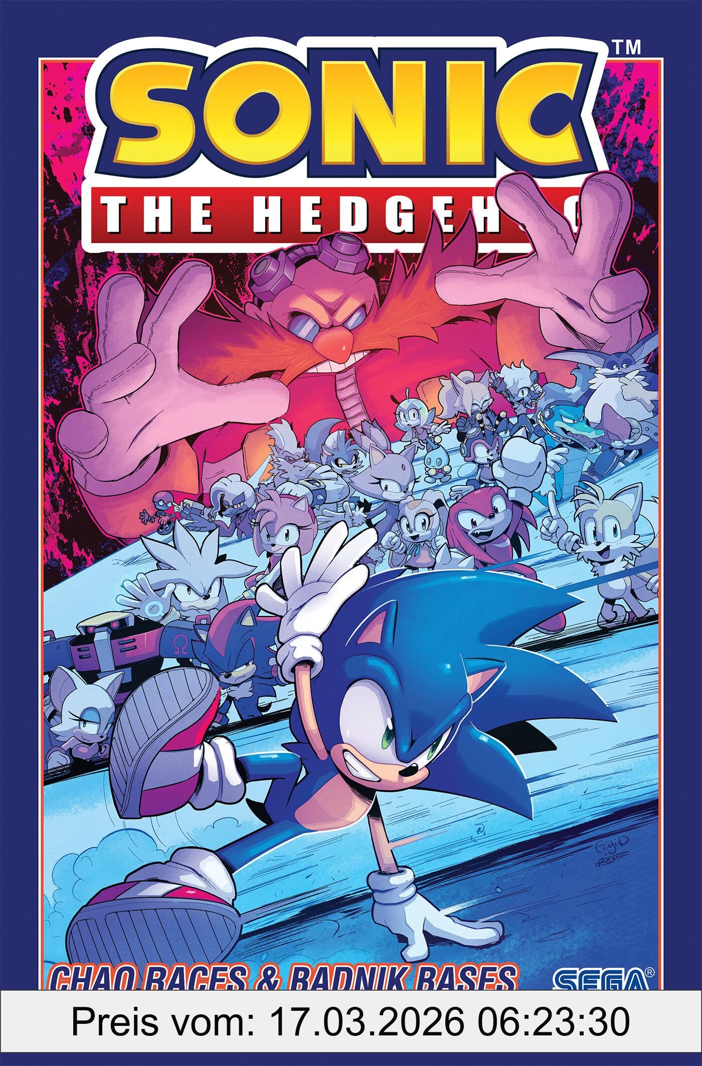 Evan Stanley Sonic The Hedgehog, Vol. 9, Chao Races & Badnik Bases