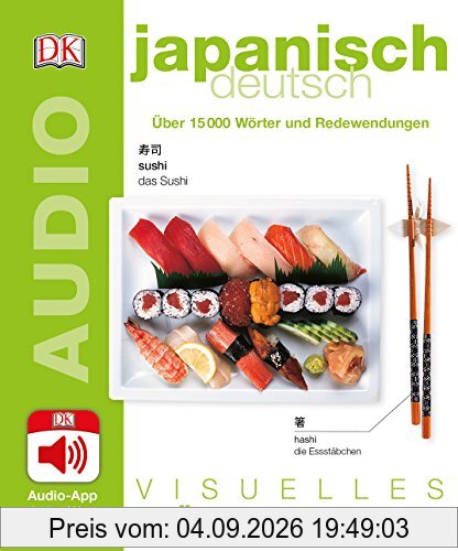 Visuelles Wörterbuch Japanisch Deutsch: Mit Audio-App - Jedes Wort gesprochen