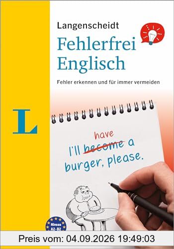 Langenscheidt Fehlerfrei Englisch: Fehler erkennen und für immer vermeiden