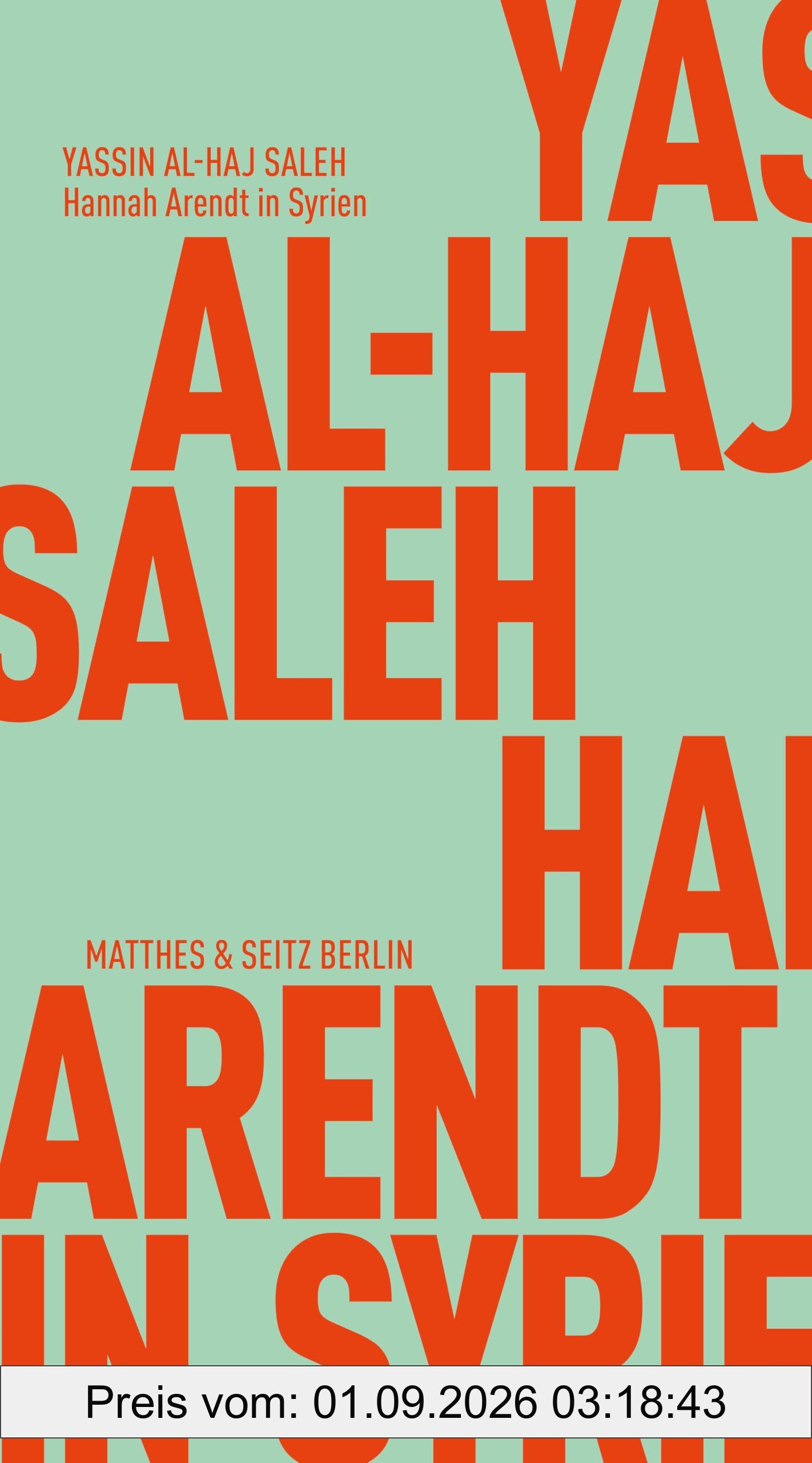 Hannah Arendt in Syrien