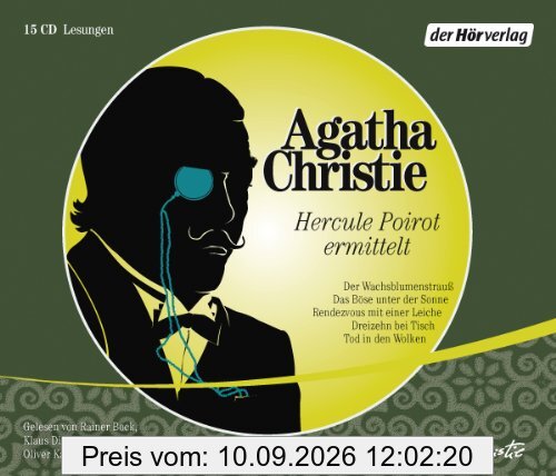 Hercule Poirot ermittelt: Der Wachsblumenstrauß - Das Böse unter der Sonne - Rendezvous mit einer Leiche - Dreizehn bei Tisch - Tod in den Wolken