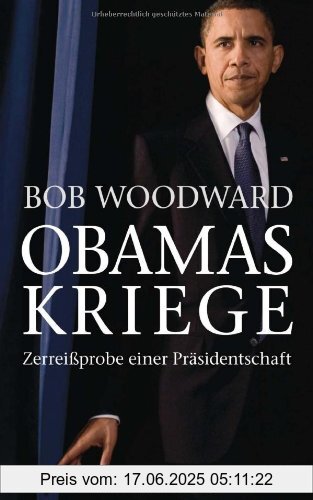 Binding : Gebundene Ausgabe, Label : Deutsche Verlags-Anstalt, Publisher : Deutsche Verlags-Anstalt, medium : Gebundene Ausgabe, numberOfPages : 496, publicationDate : 2011-01-17, authors : Bob Woodward, translators : Henning Dedekind, Helmut Dierlamm, Dagmar Mallett, languages : german, ISBN : 3421045089