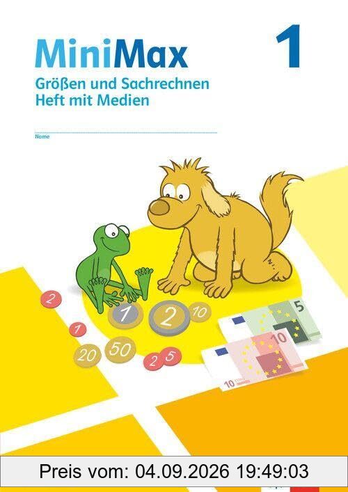 MiniMax 1: Größen und Sachrechnen - Verbrauchsmaterial mit Medien Klasse 1 (MiniMax. Ausgabe ab 2026)