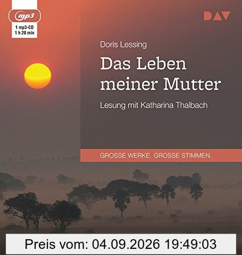 Das Leben meiner Mutter: Lesung mit Katharina Thalbach (1 mp3-CD)