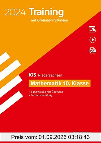STARK Original-Prüfungen und Training Abschlussprüfung IGS 2024 - Mathematik 10. Klasse - Niedersachsen