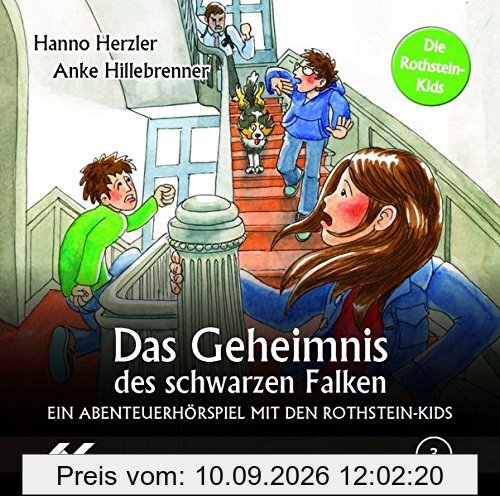 Das Geheimnis des schwarzen Falken: Ein Abenteuerhörpsiel mit den Rothstein-Kids
