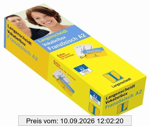 Langenscheidt Vokabelbox Französisch A2 - Box mit 800 Karten: Der Zertifikatswortschatz für Niveau A2