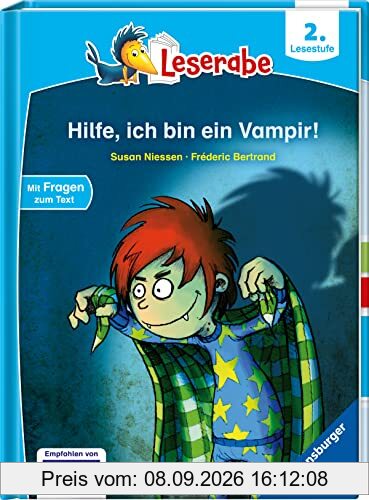 Hilfe, ich bin ein Vampir! - Leserabe 2. Klasse - Erstlesebuch für Kinder ab 7 Jahren (Leserabe - 2. Lesestufe)