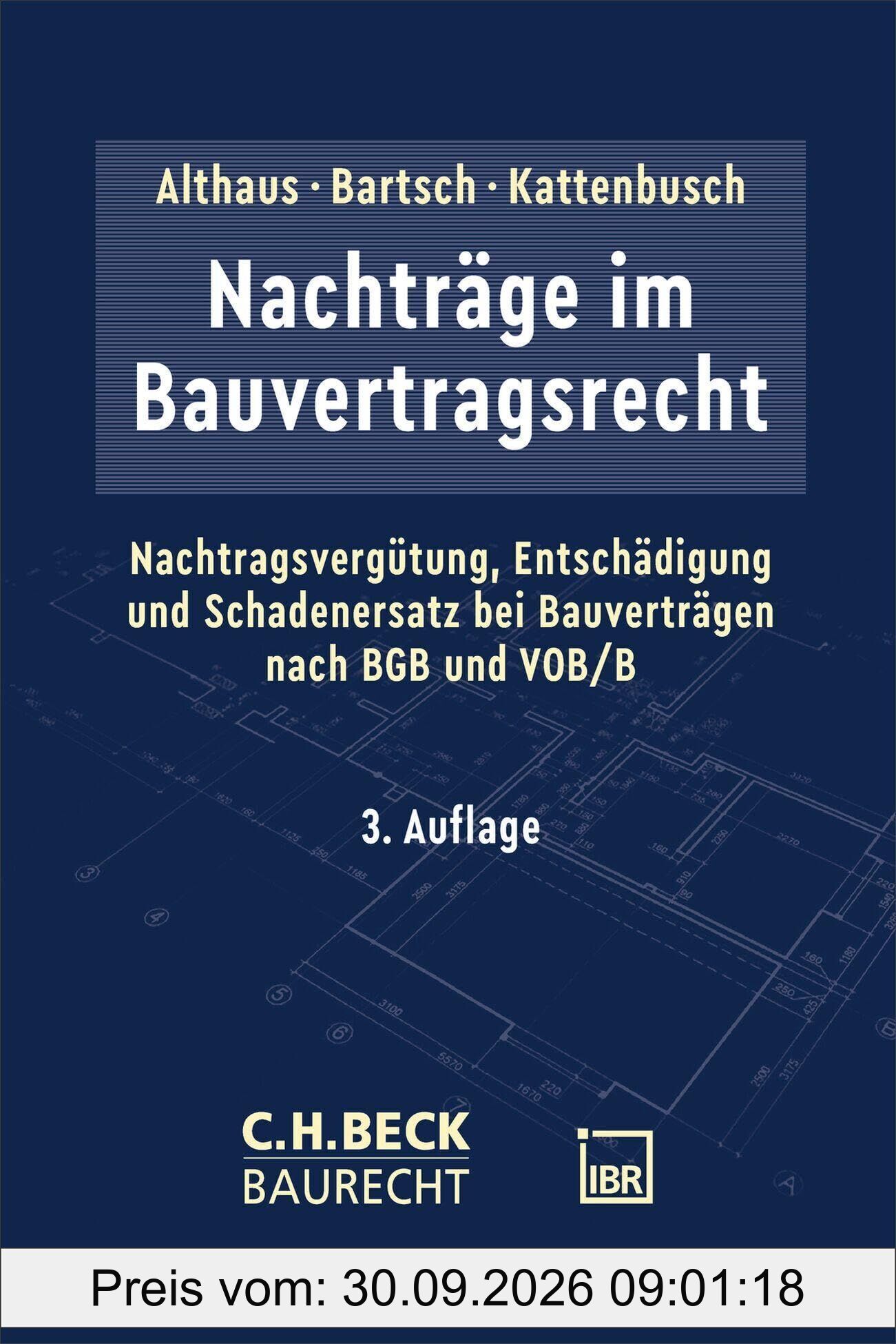 Nachträge im Bauvertragsrecht