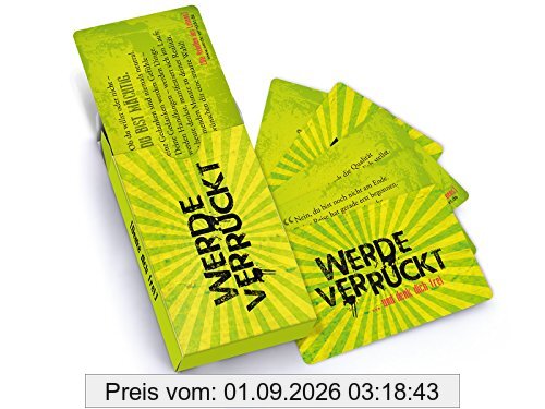 Werde Verrückt - Set 33 Karten in Klappschachtel